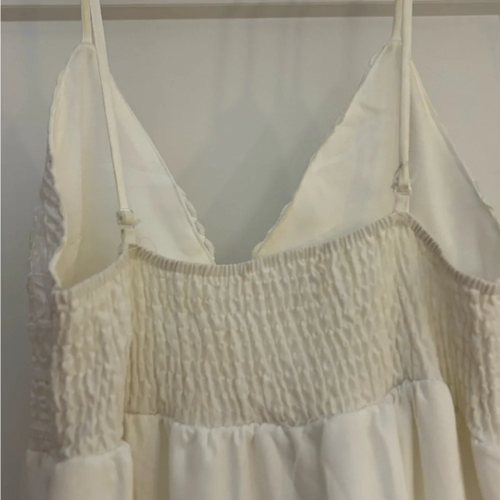 Say What? Cream Midi dress. - Picture 6 of 7